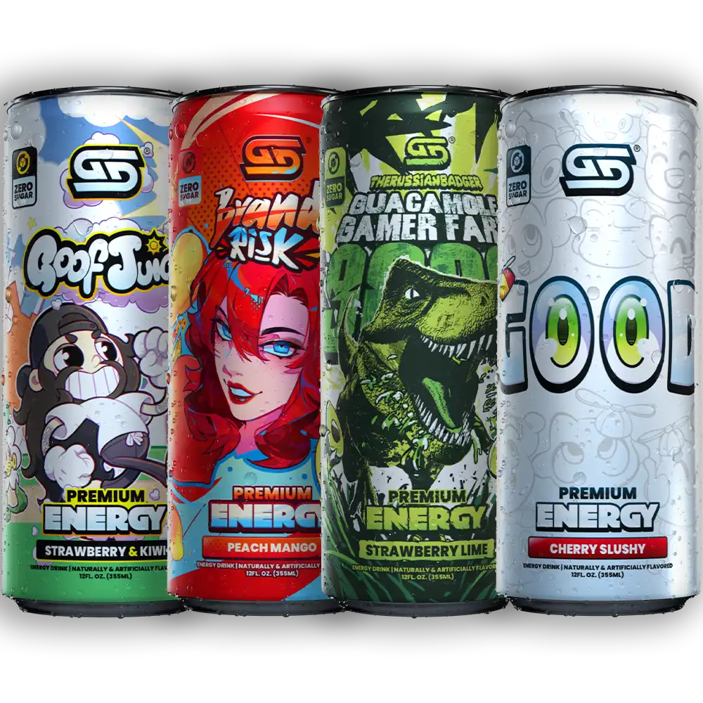 GG® Sugar Free Premium Energy - Variety Pack (12 Cans)