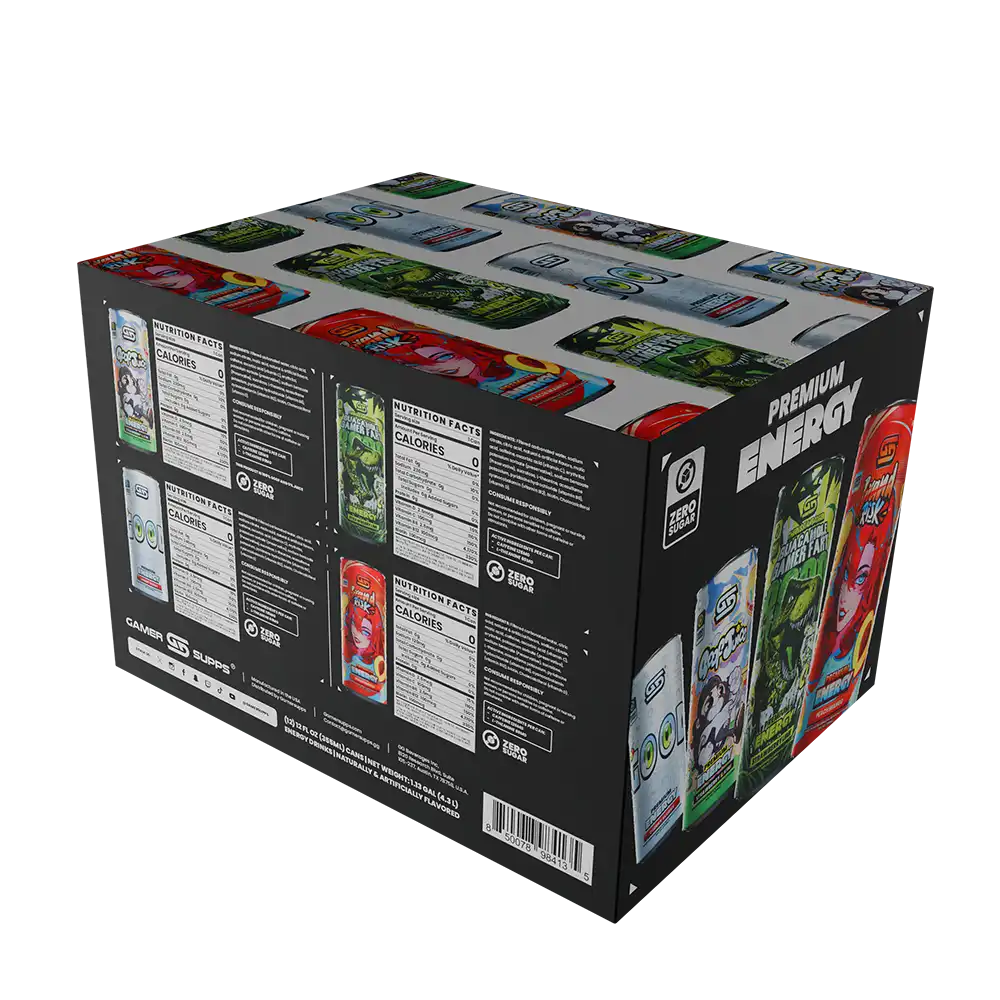 GG® Sugar Free Premium Energy - Variety Pack (12 Cans)