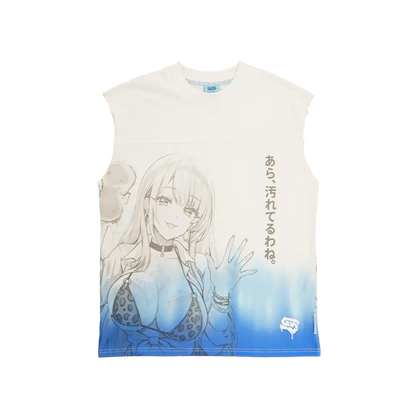 Daisy Detailing: Sleeveless Shirt