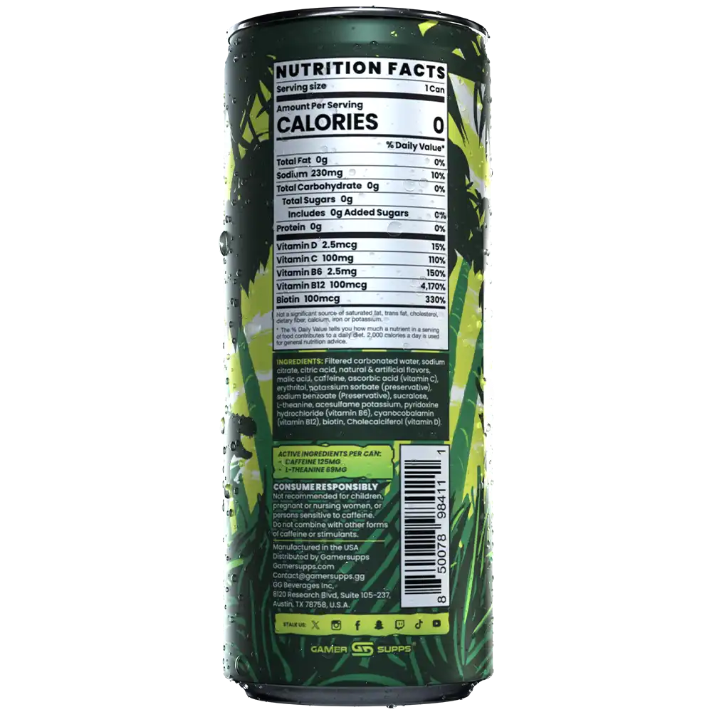 GG® Sugar Free Premium Energy - Variety Pack (12 Cans)