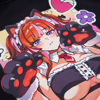 Nyan Service: Cat Ear Zip Hoodie