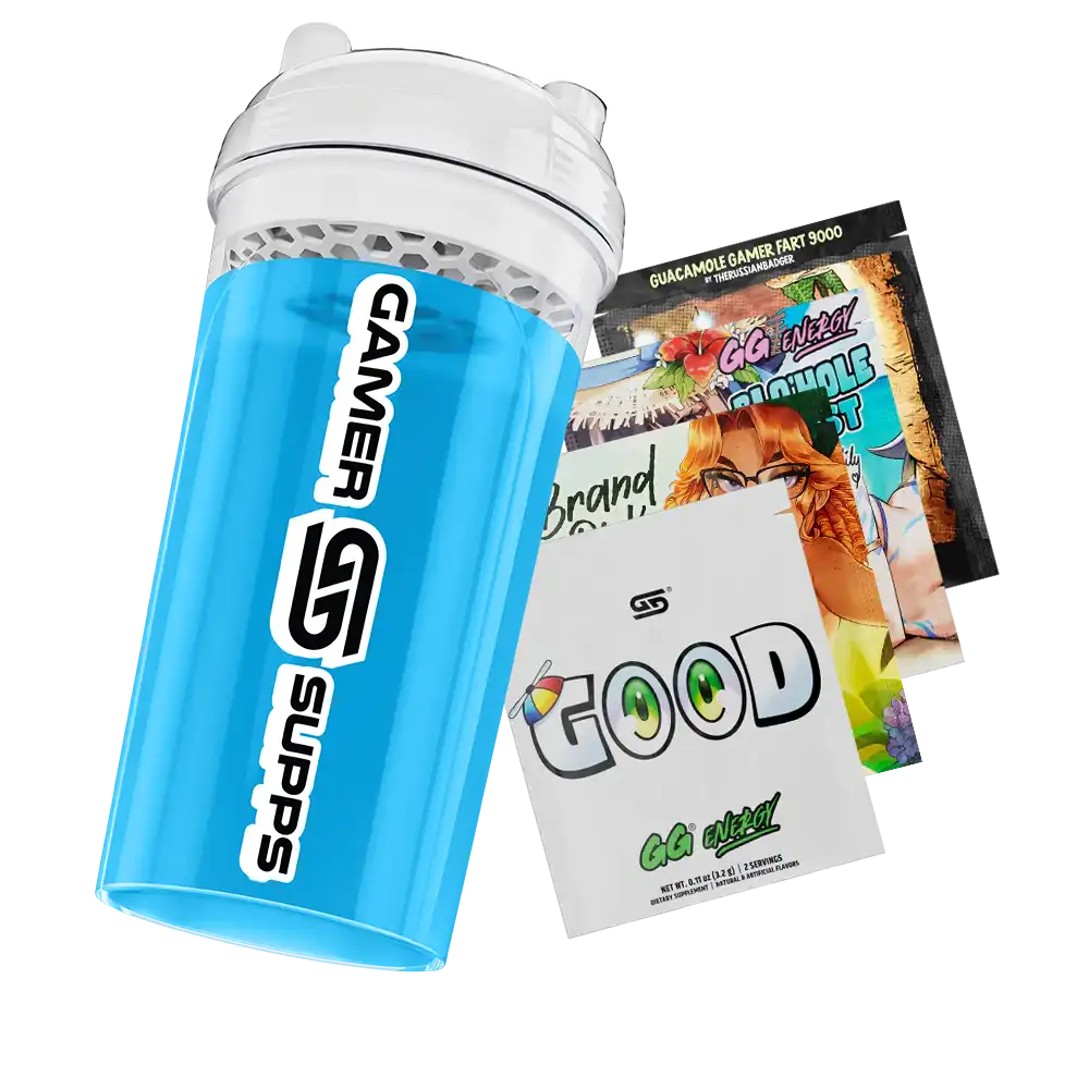 24oz Gamer Supps Shaker Clear - 7
