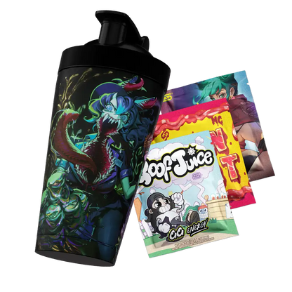 Waifu Cups x CottontailVA: Gluttony Metal Shaker